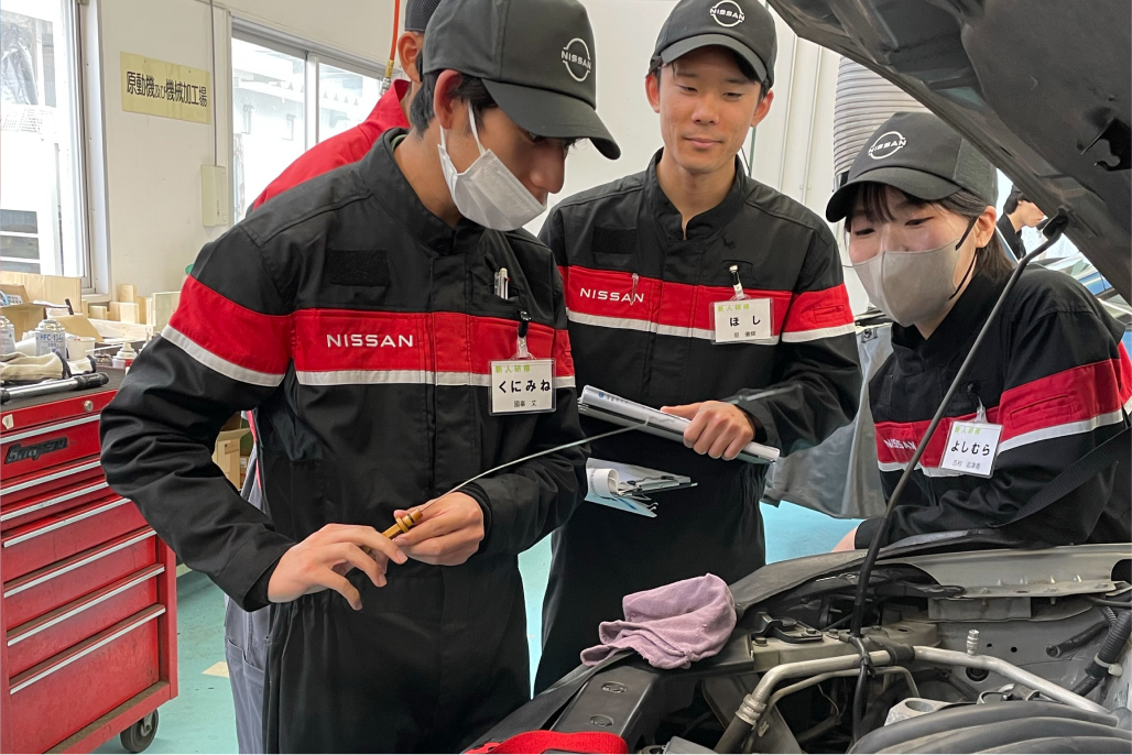 実車を使った実技トレーニング